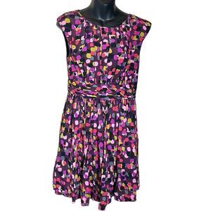 Boden sellina dress 6P colorful polka dot abstract confetti dopamine maximalist